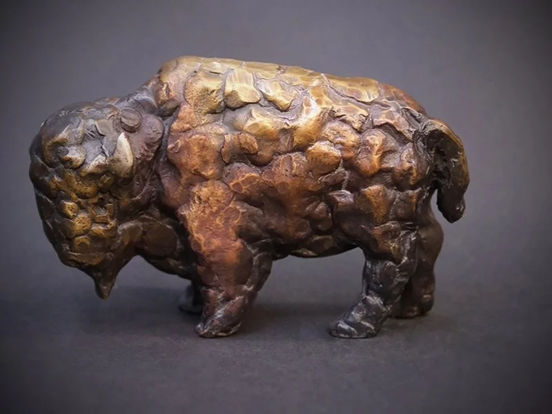 Yellow Rock River Bison — Rowe Fine Art Gallery